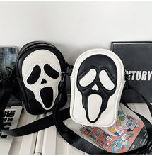 Load image into Gallery viewer, Wacky Ghost Skull Crossbody Bag
