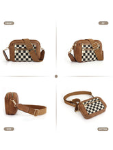 Load image into Gallery viewer, Checkered Crossbody Bag
