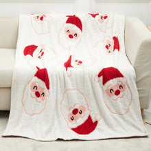 Load image into Gallery viewer, Half Fleece Christmas Blanket
