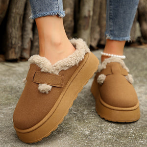 Thick-Soled Fur Shoes