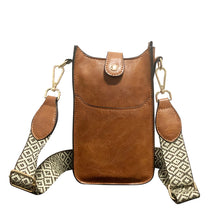 Load image into Gallery viewer, Preorder-Geometric Strap PU Leather Crossbody Bag
