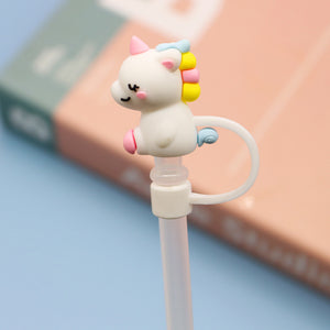 Cartoon Silicone Straw Cover(moq:3)