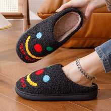 Load image into Gallery viewer, Smile Printed Sherpa Home Slippers
