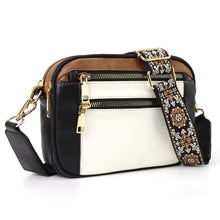 Load image into Gallery viewer, Colorblock Multi-Function Zipper Crossbody Bag
