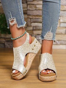 Leopard Pattern Sandals