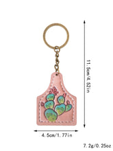 Load image into Gallery viewer, Western Farm Style Wooden Keychain
