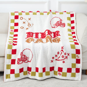 Half-Fleece Bow Blanket