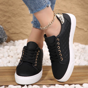 Simple Solid Color Casual Sneakers