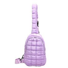 Load image into Gallery viewer, Four Leaf Clover Zipper Quilted Puffer Crossbody Bag
