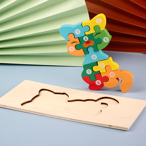 Animal Cartoon Three-Dimensional Puzzle Toy