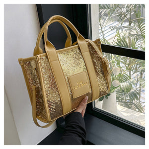 Pop Simple Sequin Tote