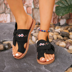 Women's Flat Set Toe Slippers