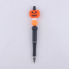 Load image into Gallery viewer, Halloween Pumpkin Spider Silicone Beaded Pen(MOQ:3)
