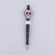 Load image into Gallery viewer, Halloween Pumpkin Spider Silicone Beaded Pen(MOQ:3)
