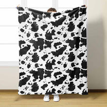 Load image into Gallery viewer, Cow Flannel Blanket
