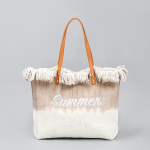 Summer Vibes Canvas Tote Bag