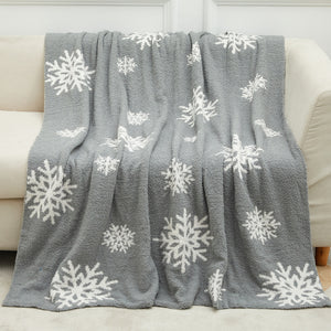 Half Fleece Christmas Blanket