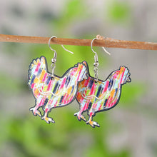 Load image into Gallery viewer, Easter Bow Cross Bunny Earrings
