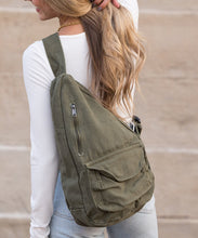 Load image into Gallery viewer, Oversized Cotton Canvas Sling Bag
