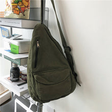 Load image into Gallery viewer, Oversized Cotton Canvas Sling Bag
