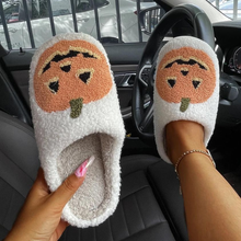 Load image into Gallery viewer, Halloween Pumpkin Cutton Slippers
