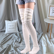 Load image into Gallery viewer, Wool Foot Warmer Stockings

