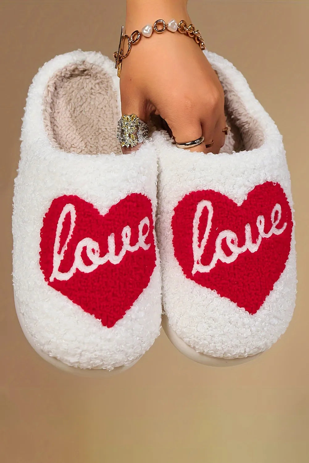 Valentine Theme LOVE  Slipper