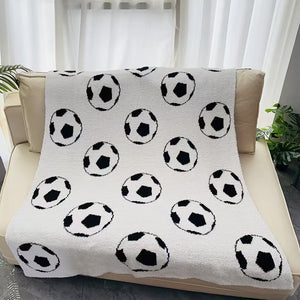 Half-Fleece Ball Blanket