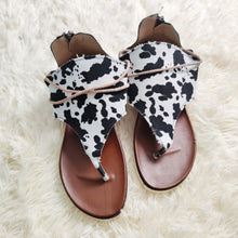 Load image into Gallery viewer, Thong Cow Sandals
