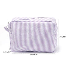 Load image into Gallery viewer, RTS-25Pcs Seersucker Cosmetic Bag
