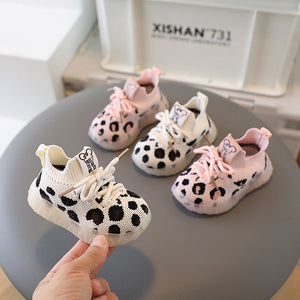 Leopard Knit Toddler Shoes