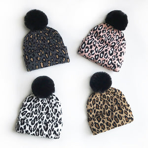 Leopard Print Beanie