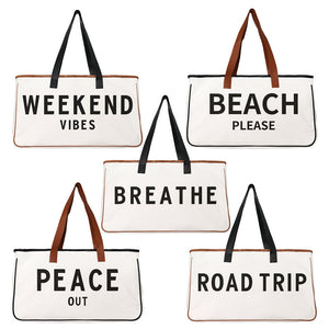 Large Capacity Beach Bag Travel Canvas Bag - KOC