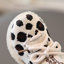 Load image into Gallery viewer, Leopard Knit Toddler Shoes
