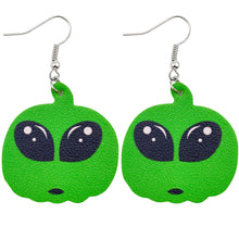 Load image into Gallery viewer, Halloween Faux Leather Earrings（MOQ3, color can mix） - KOC
