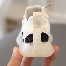 Load image into Gallery viewer, Leopard Knit Toddler Shoes
