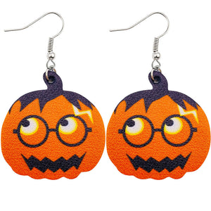 Halloween Faux Leather Earrings（MOQ3, color can mix） - KOC