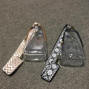 Preorder-Ladies Transparent PVC Chest Bag