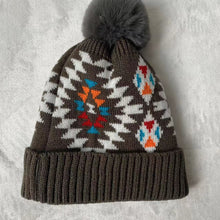 Load image into Gallery viewer, Ladies  Print Thermal Knit Hat
