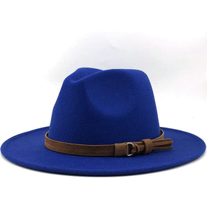 Hat Suede Belt Woolen Hat