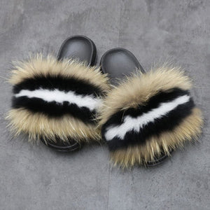 Tiosebon Fur Slippers - KOC