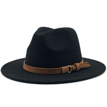 Load image into Gallery viewer, Hat Suede Belt Woolen Hat
