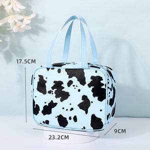 Cow Print Cosmetic Bag - KOC