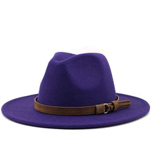 Load image into Gallery viewer, Hat Suede Belt Woolen Hat
