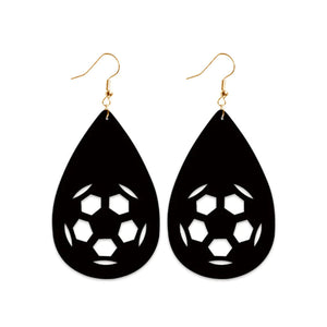 Baseball Volleyball Old Leather Earrings/For 3