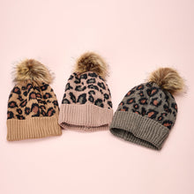 Load image into Gallery viewer, Women&#39;s Leopard Winter Knitted Beanie - KOC
