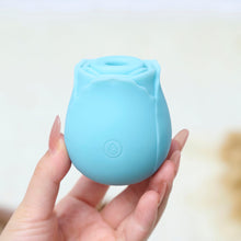 Load image into Gallery viewer, Silicone Rose Toy-Sky Blue
