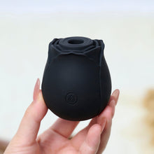 Load image into Gallery viewer, Silicone Rose Toy-Black
