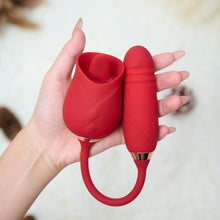 Load image into Gallery viewer, RTS-Rose Toy with Vibrator-Red
