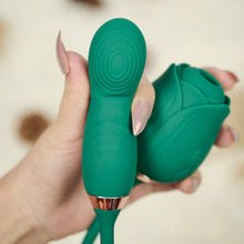 Load image into Gallery viewer, Rose Toy With Fingerprint Vibrator-Green
